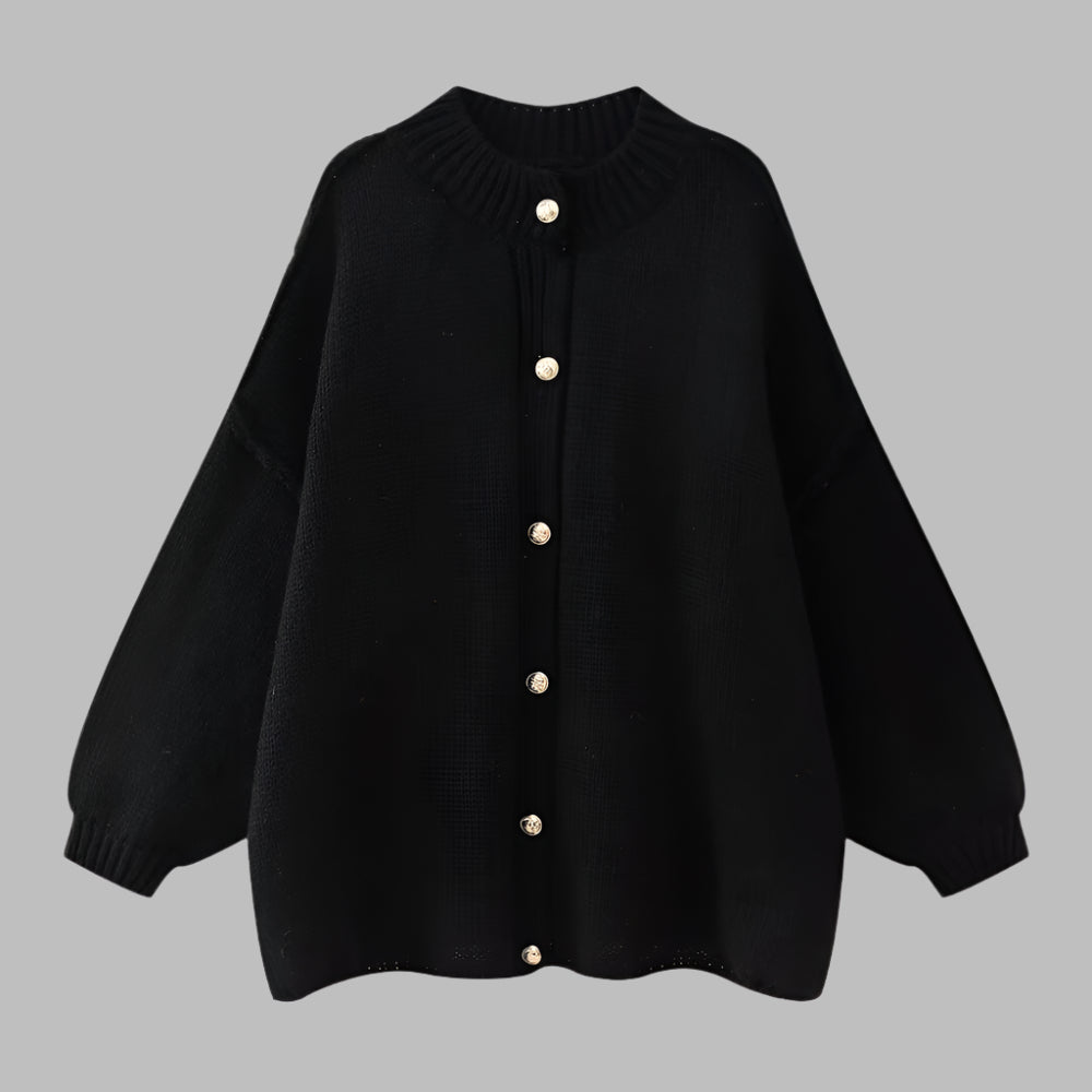 GANI™ – Classic Botton-Up Long Sleeve Cardigan
